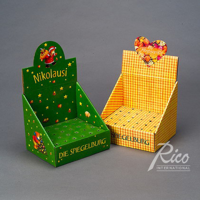 qualité  Customizable Highly Visible Brown 1/4 Pallet Market Boxes For Branding usine