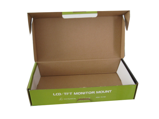 Boîte de carton pliable professionnelle avec traitement de surface de timbre d'or