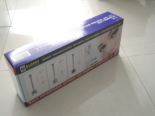 Boîte en carton durable avec fenêtre en plastique transparent