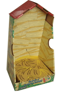 Boîte de papier d'affichage personnalisée portable légère